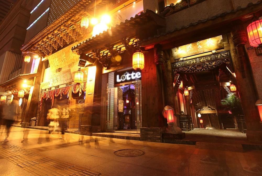 Chunxi Plaza Old Chengdu Inn Экстерьер фото